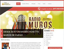 Tablet Screenshot of murosdefuego.net